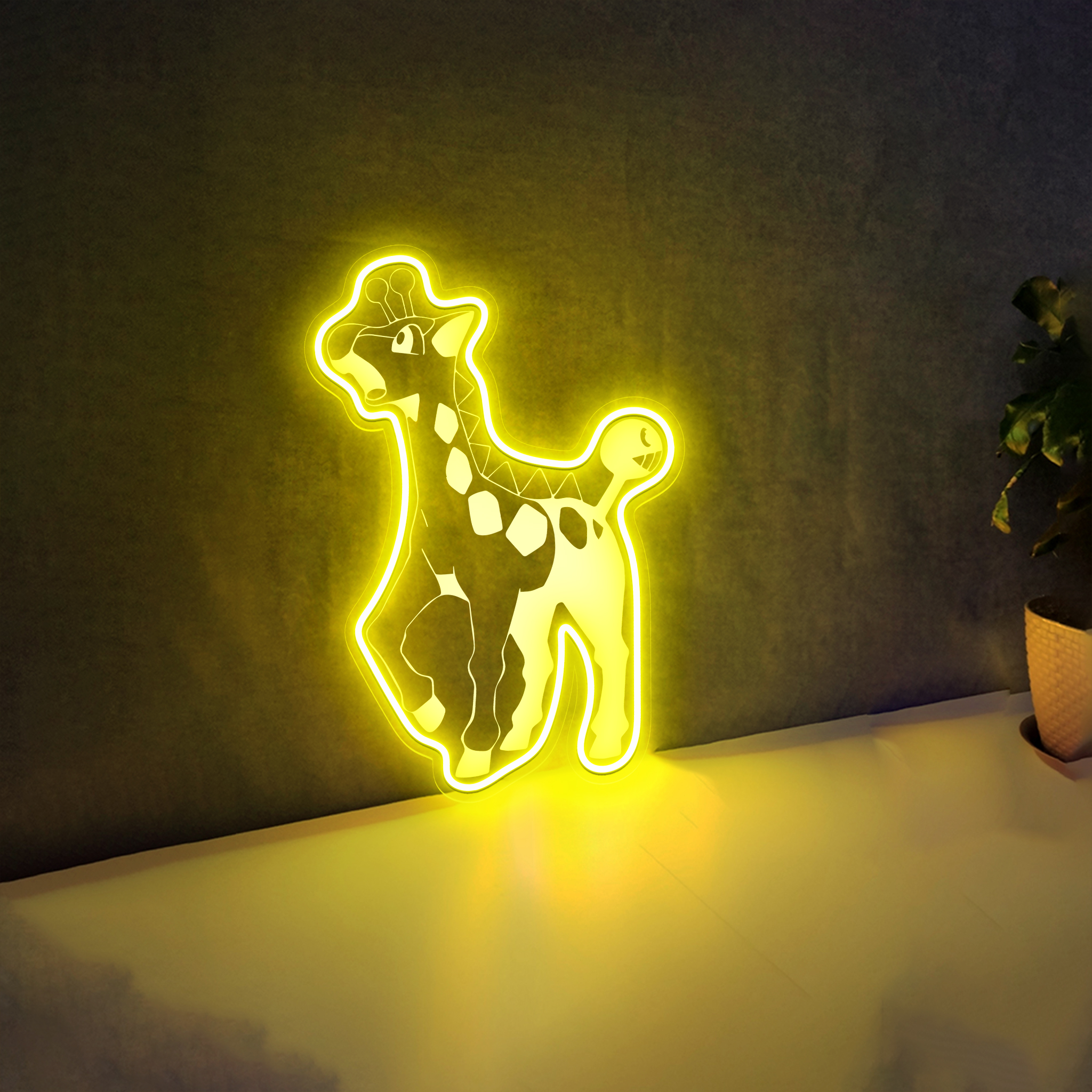 Girafarig Pokemon Laser Sign