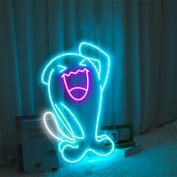 Wobbuffet Pokemon Neon Sign
