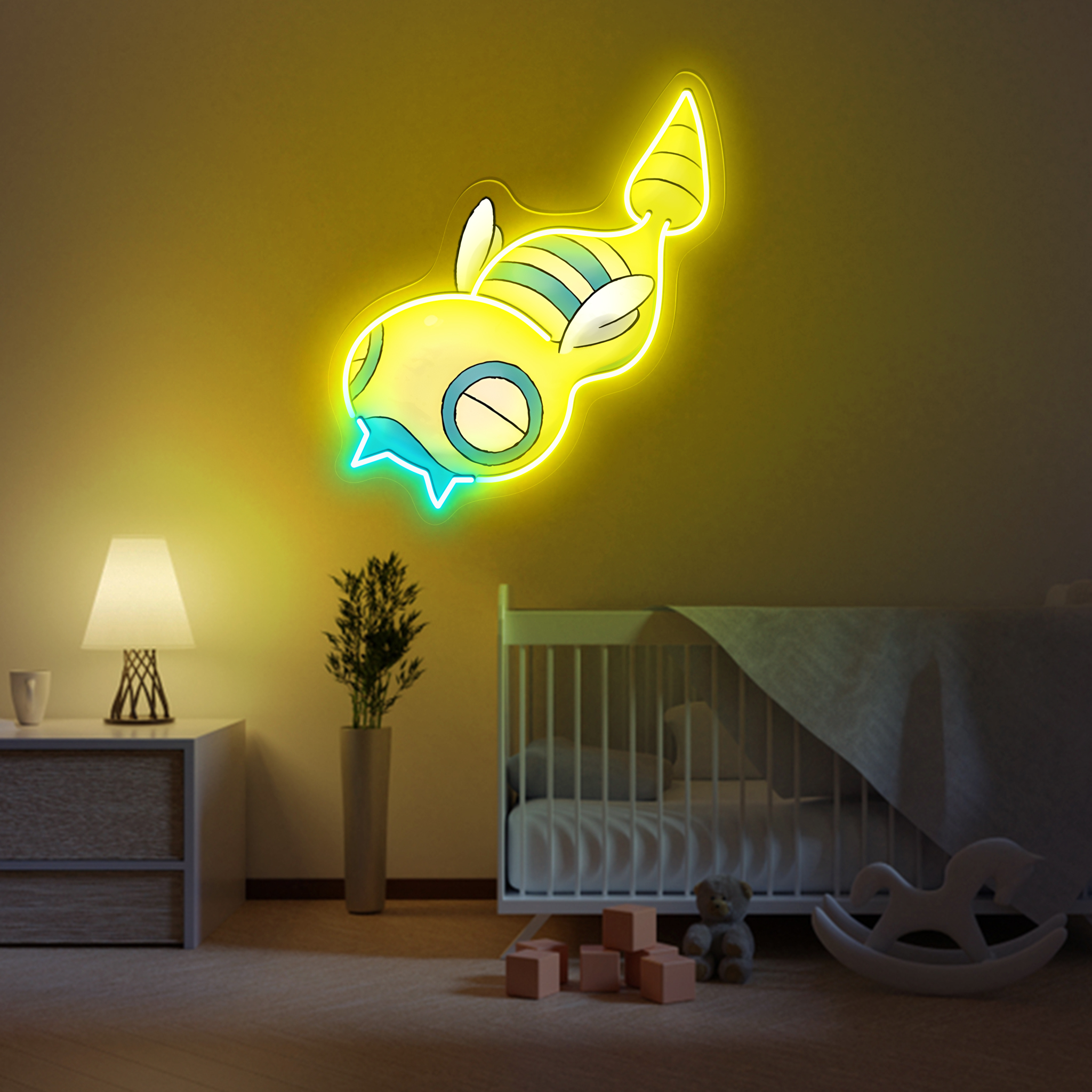 Dunsparce Pokemon UV Sign