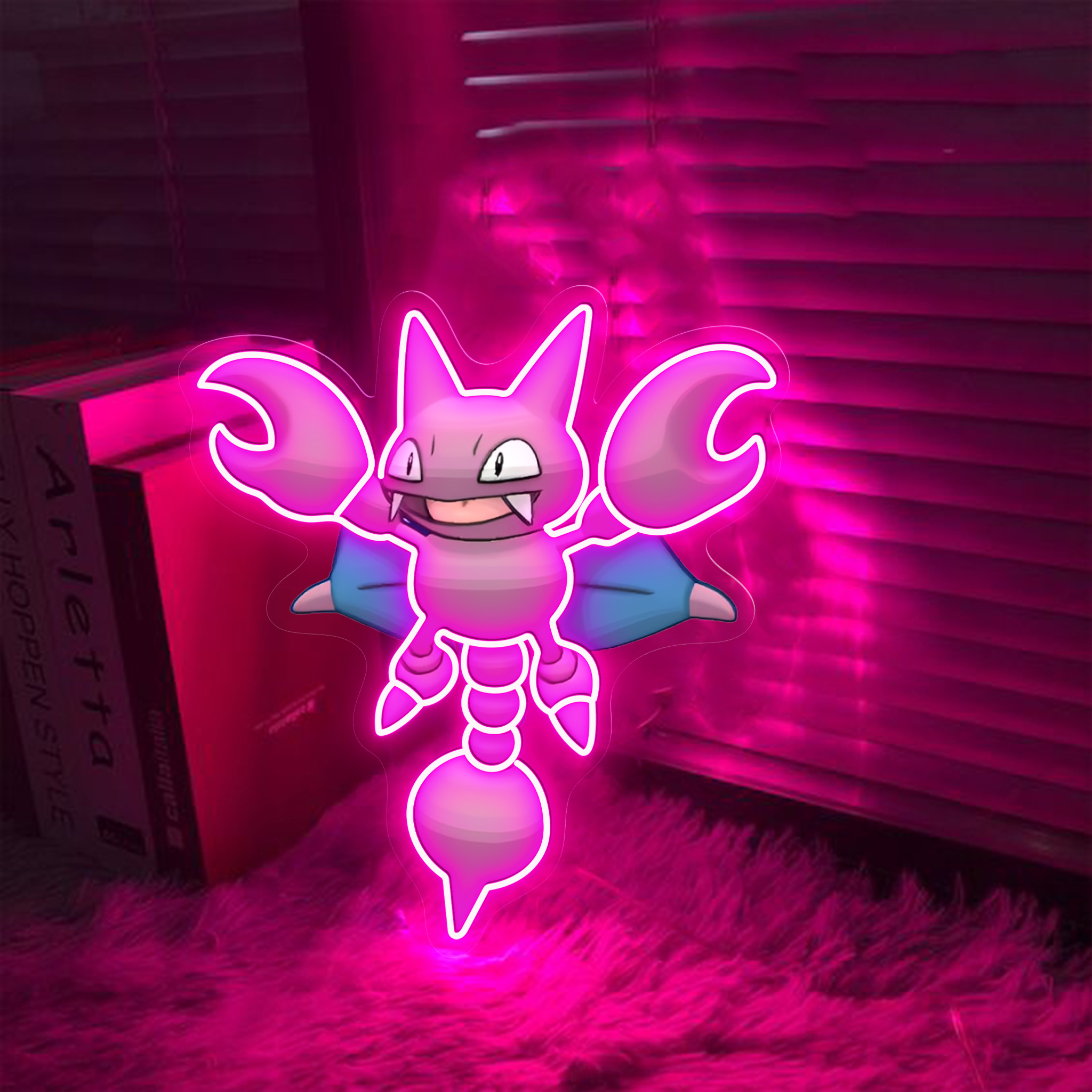 Pokemon Gligar UV Sign