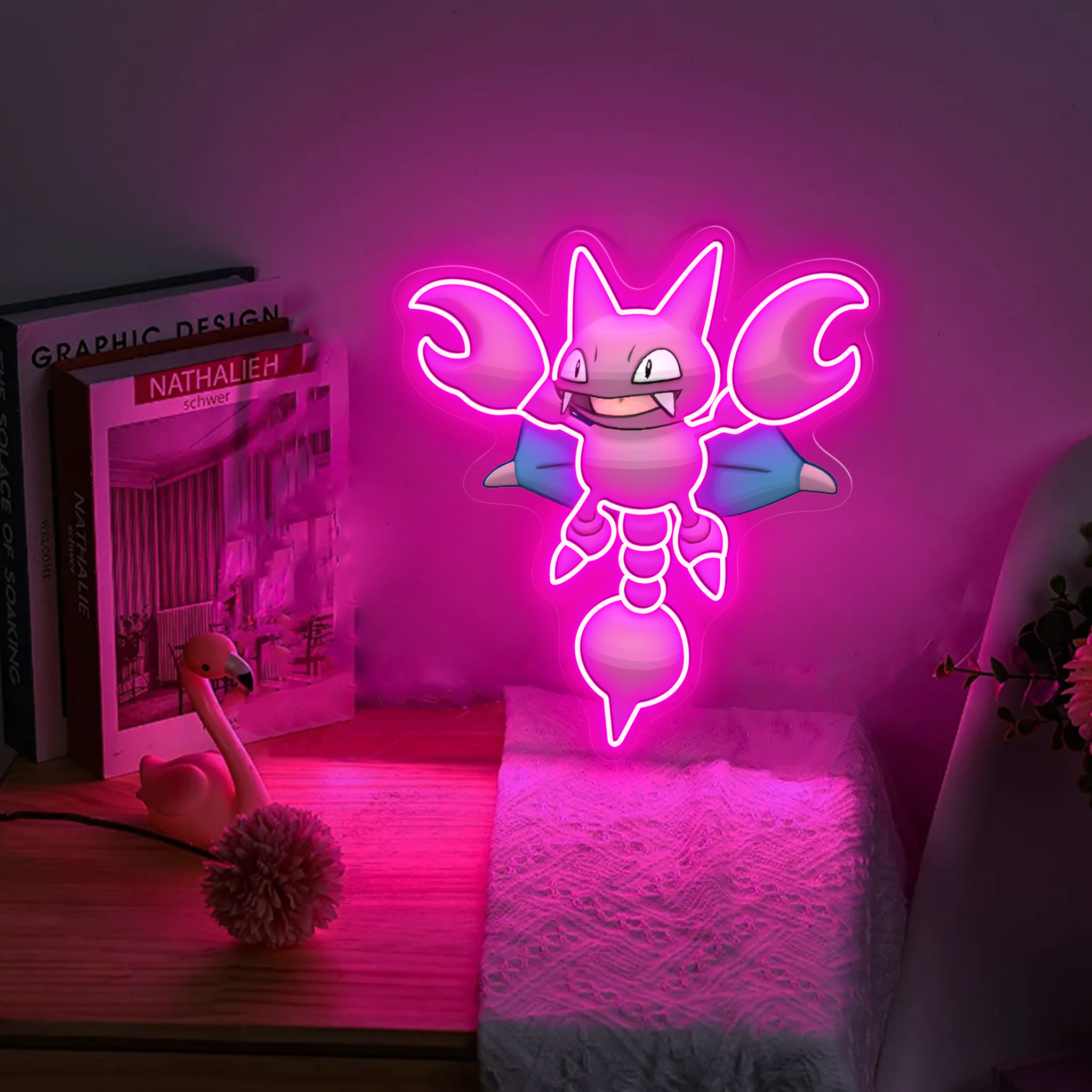 Pokemon Gligar UV Sign