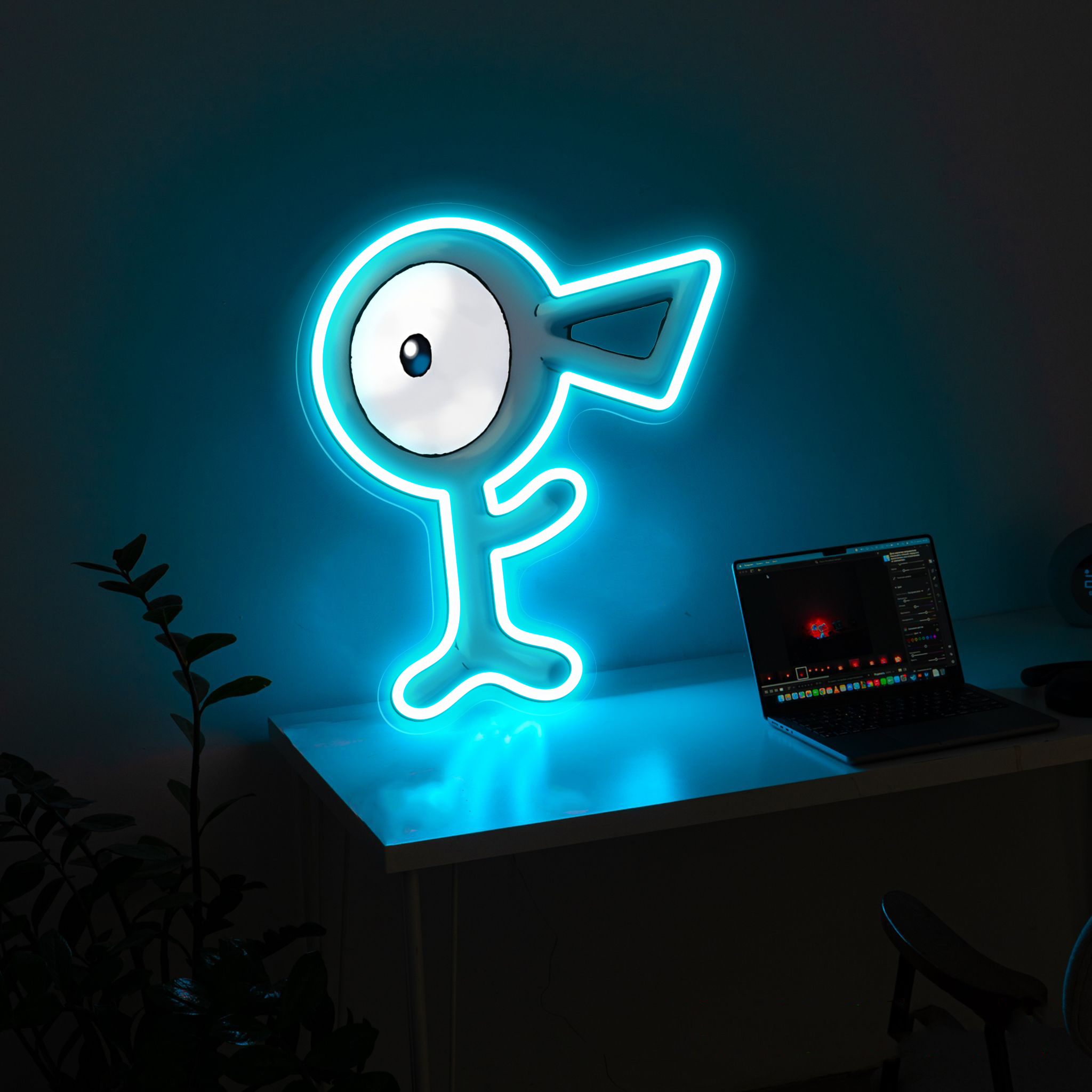 Unown Pokemon UV Signs