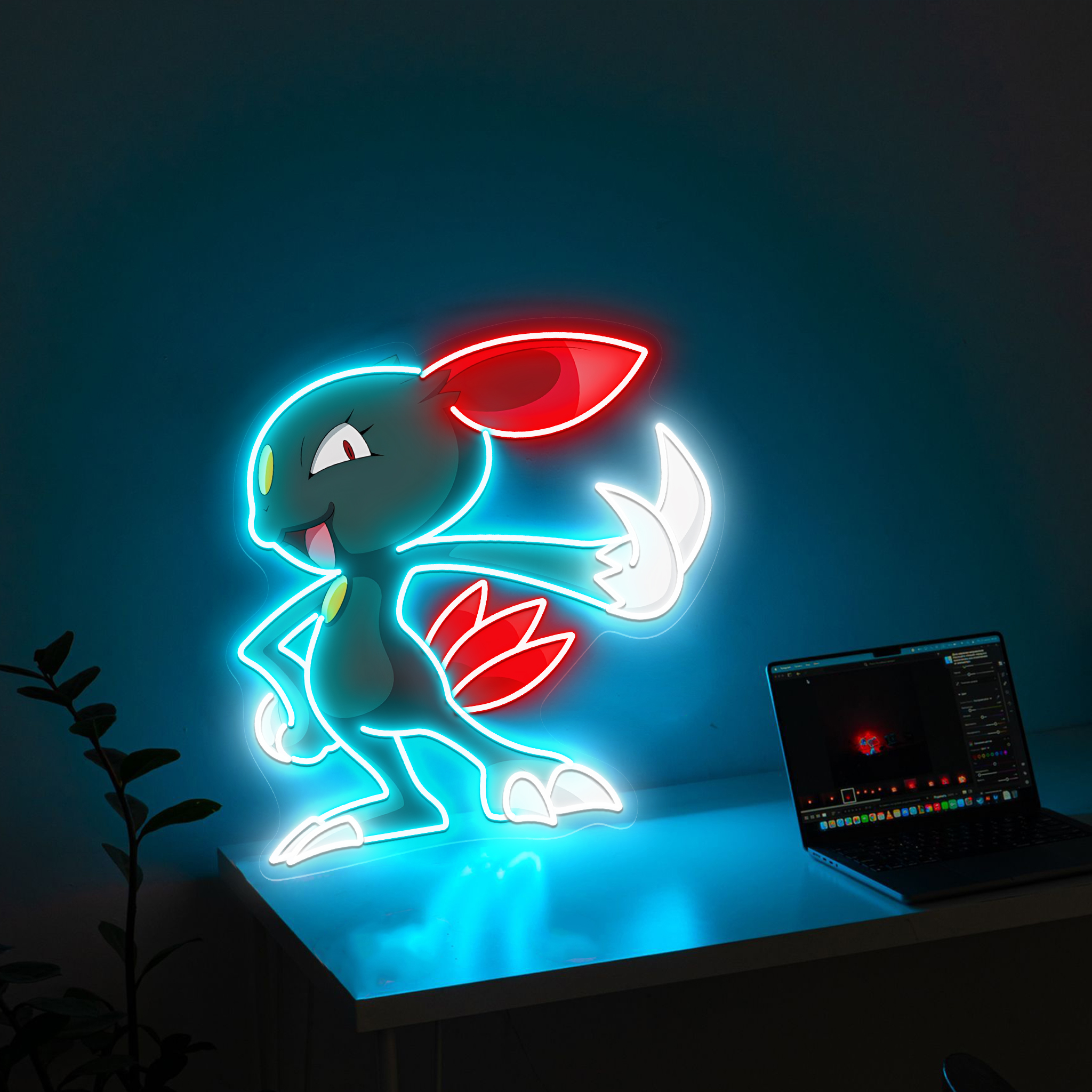 Pokemon Sneasel UV Sign