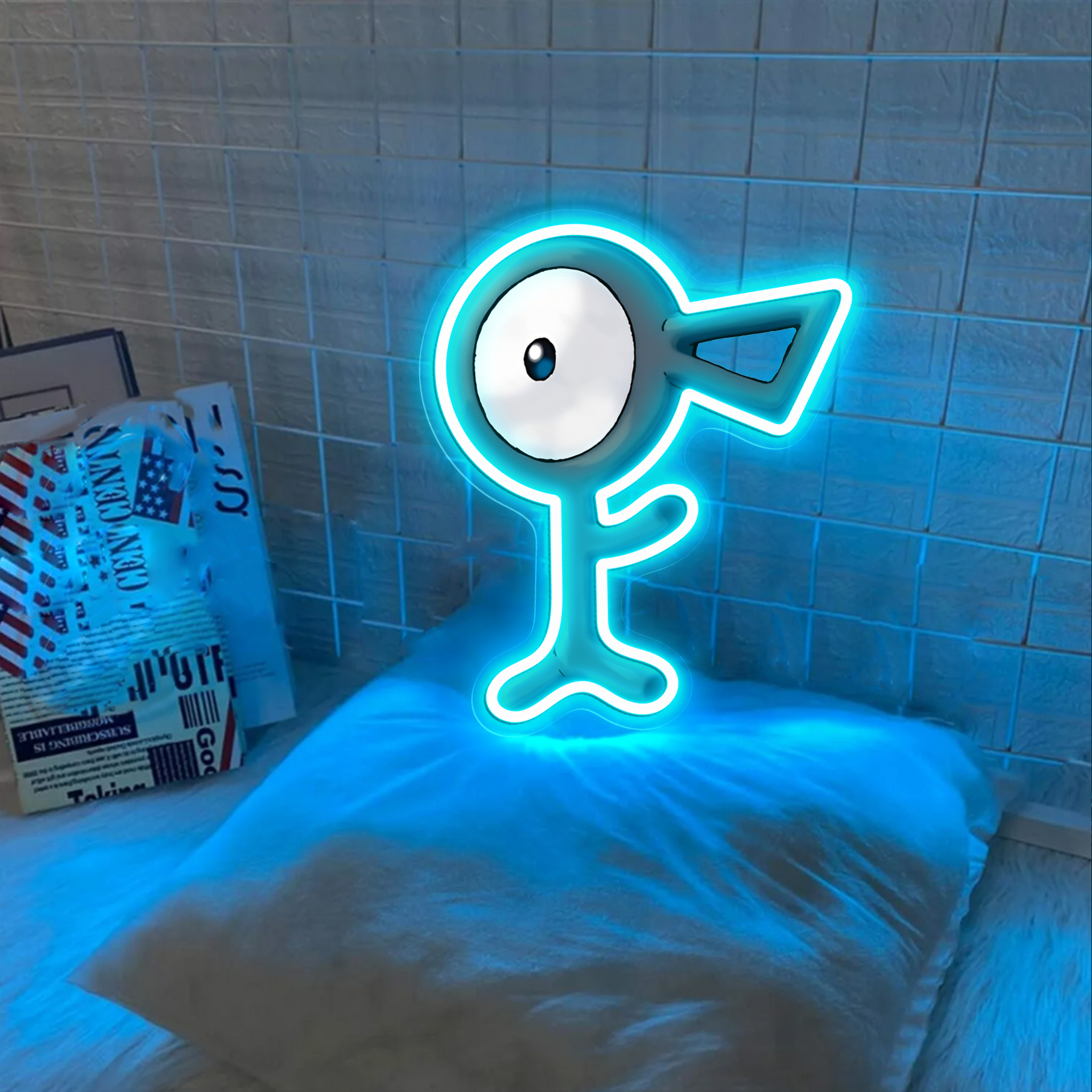Unown Pokemon UV Signs