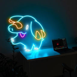 Pokemon Phanpy Neon Signs