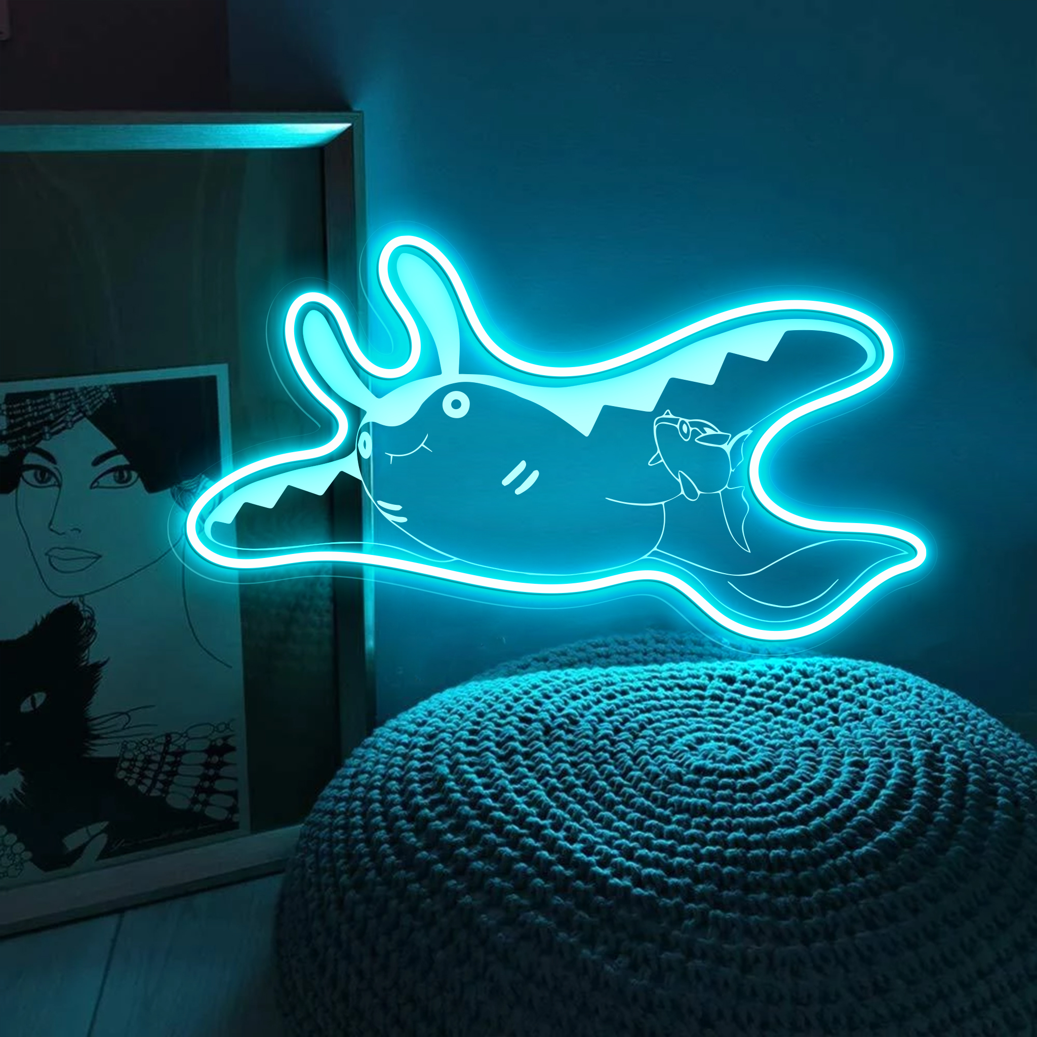 Mantine Pokemon Laser Sign