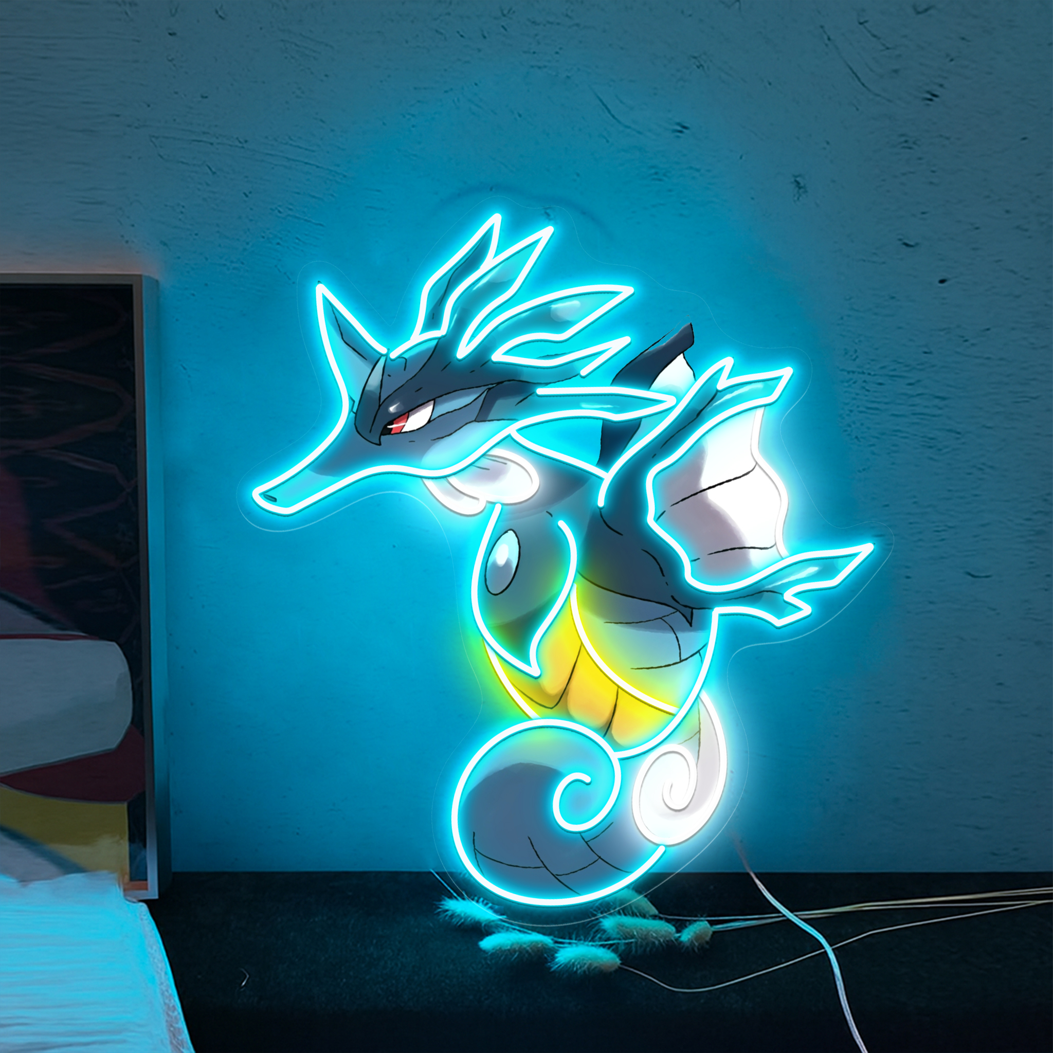 Mega Kingdra Pokemon UV Signs