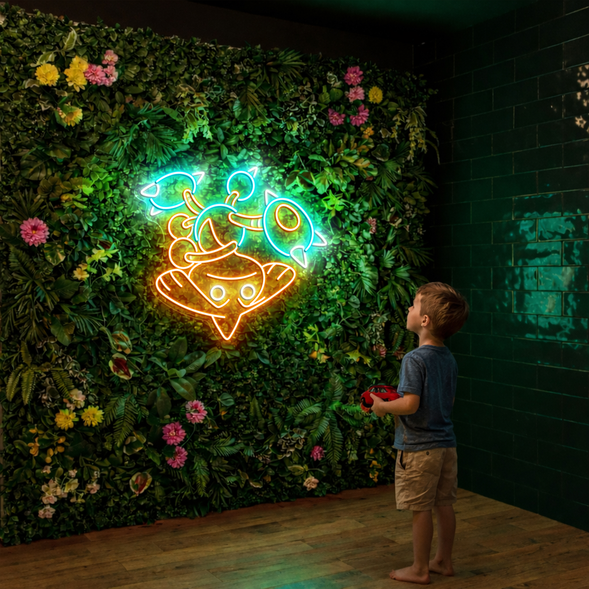 Pokemon Hitmontop Neon Signs