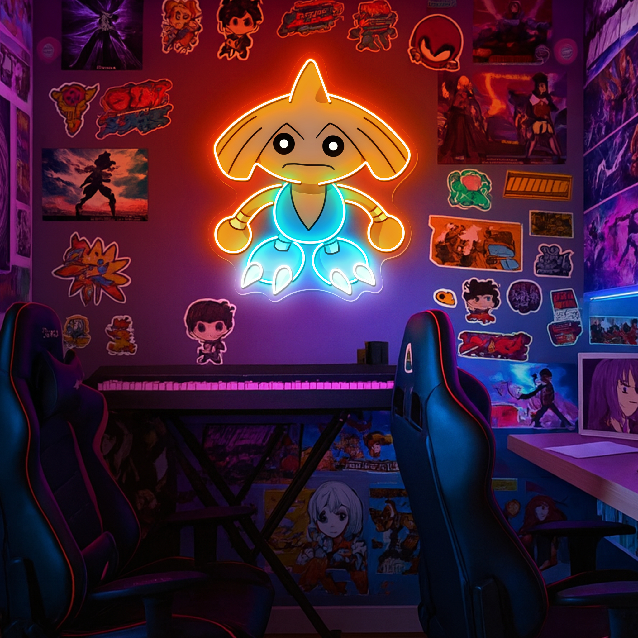 Pokemon Hitmontop UV Sign