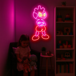 Tyrogue Pokemon Neon Sign