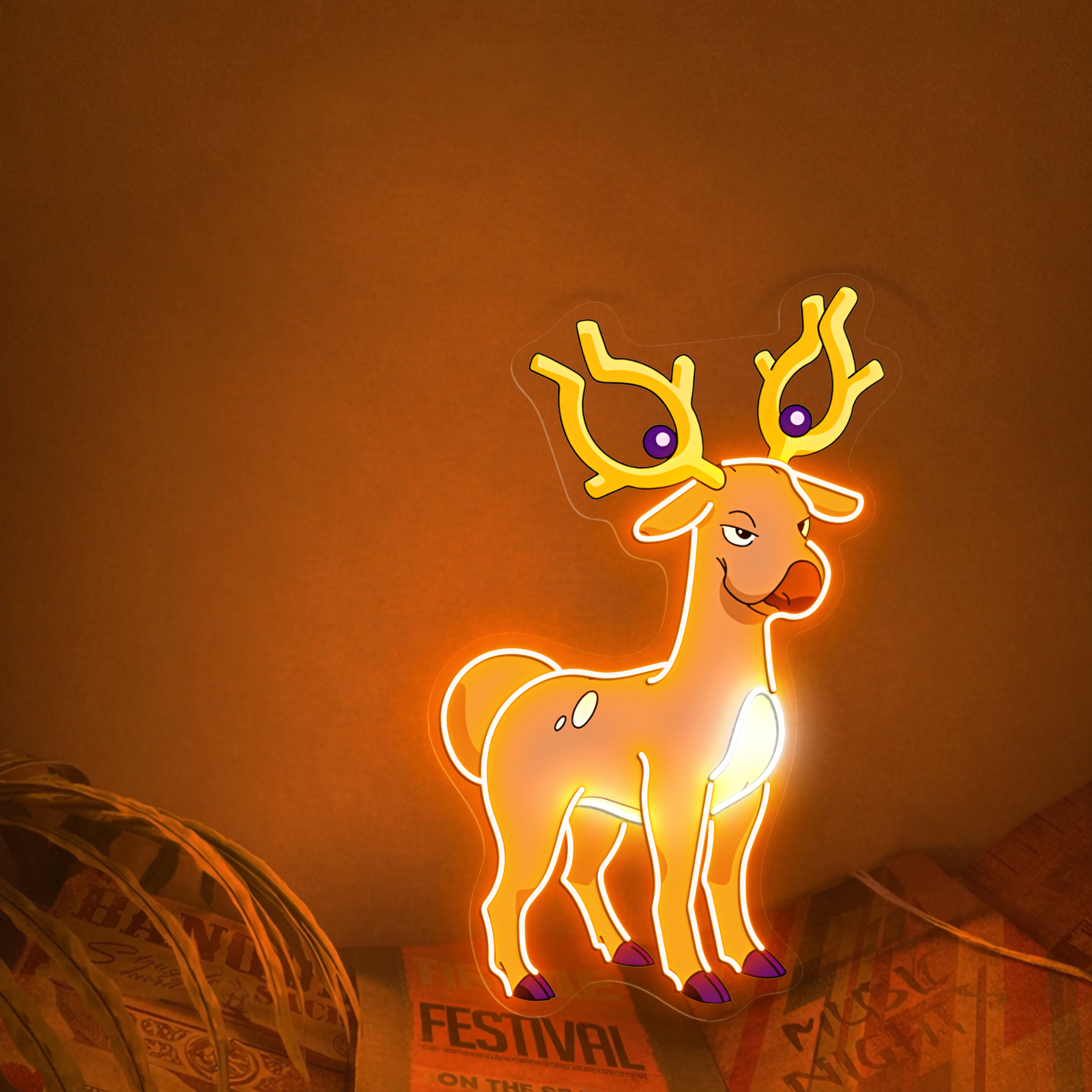 Pokemon Stantler UV Signs