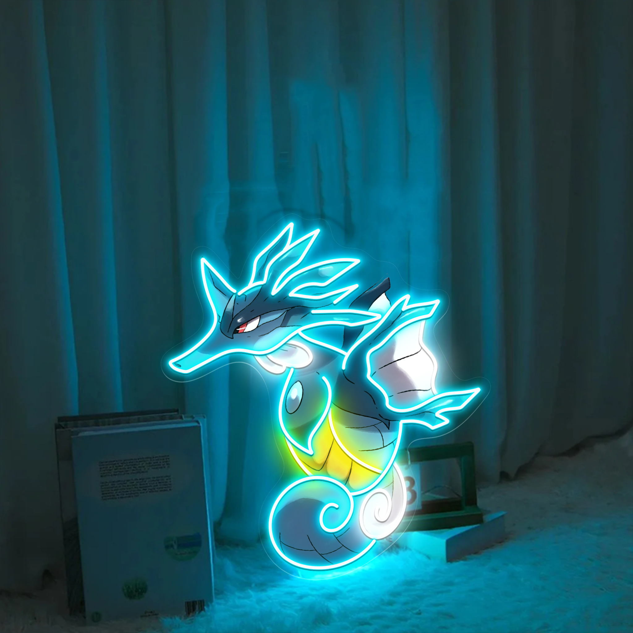 Mega Kingdra Pokemon UV Signs