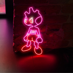 Pokemon Tyrogue Neon Sign