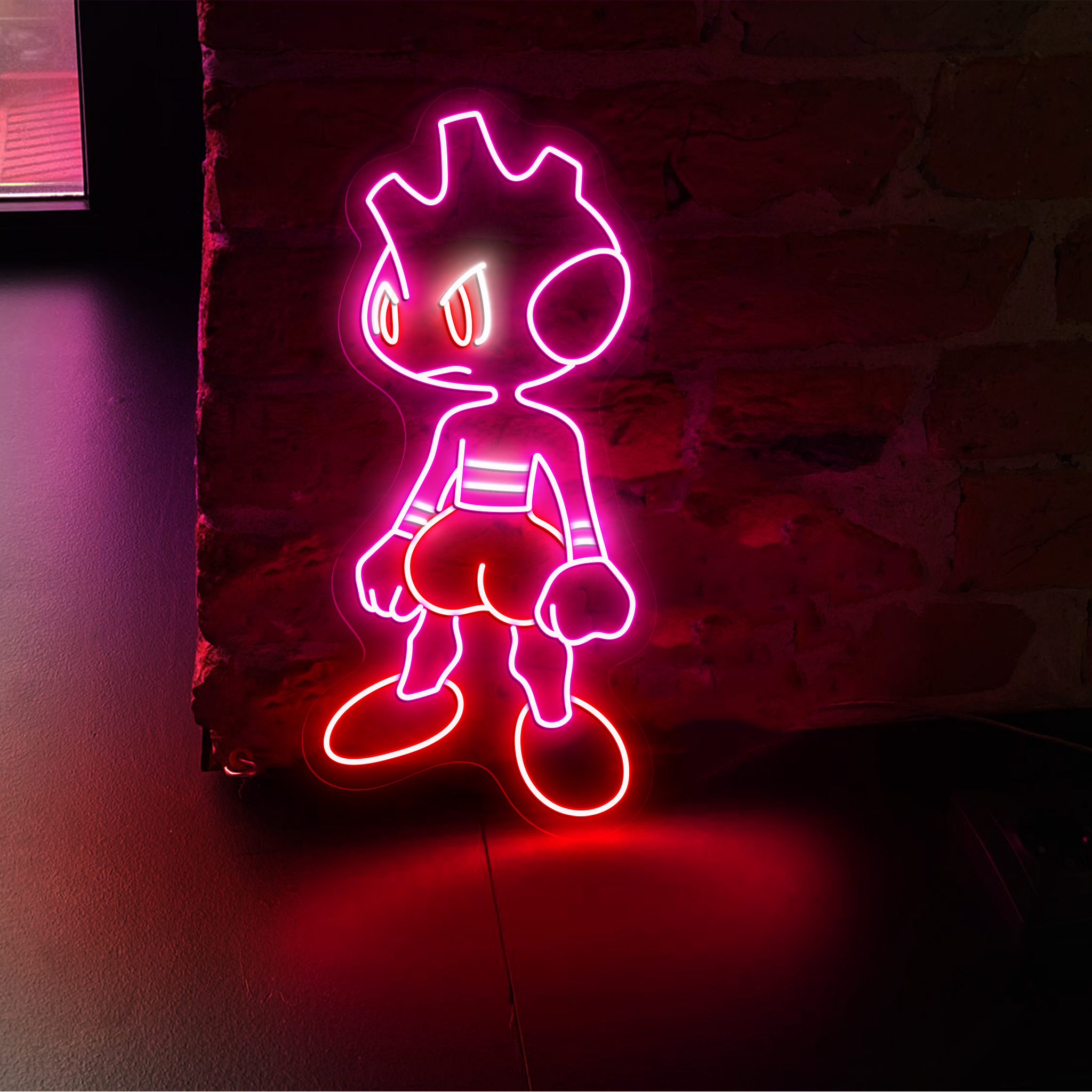 Pokemon Tyrogue Neon Sign