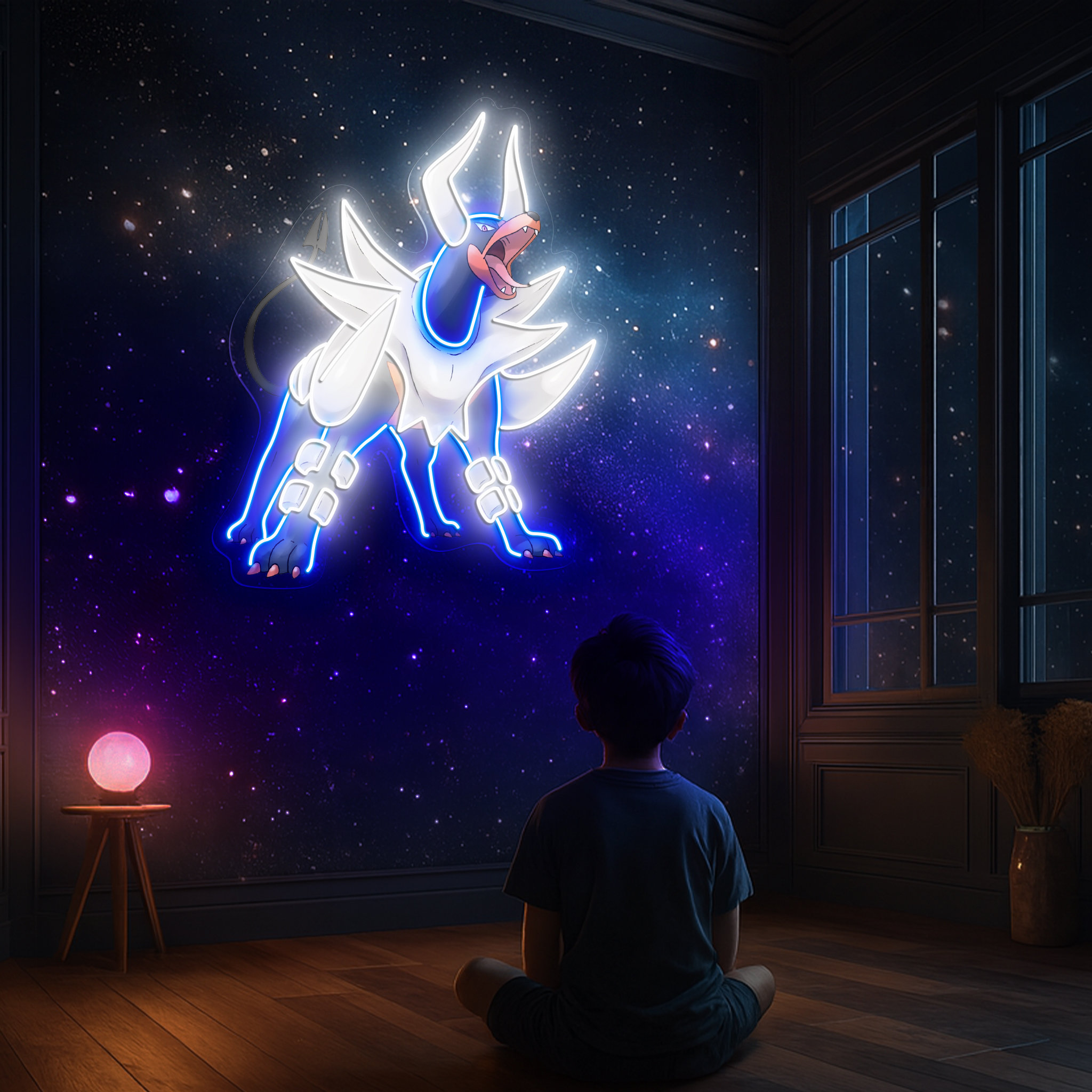 Pokemon Mega Houndoom UV Sign