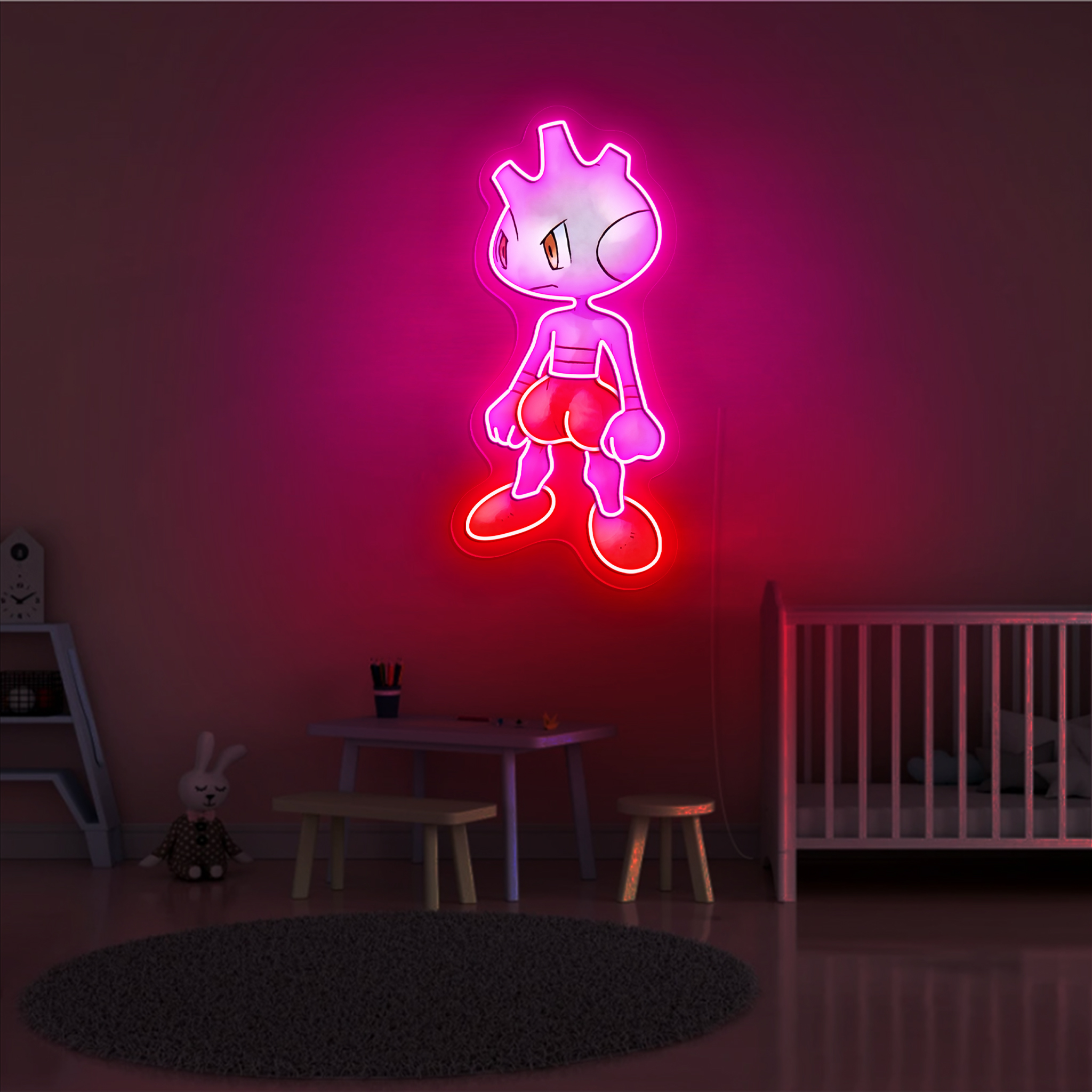 Pokemon Tyrogue UV Sign