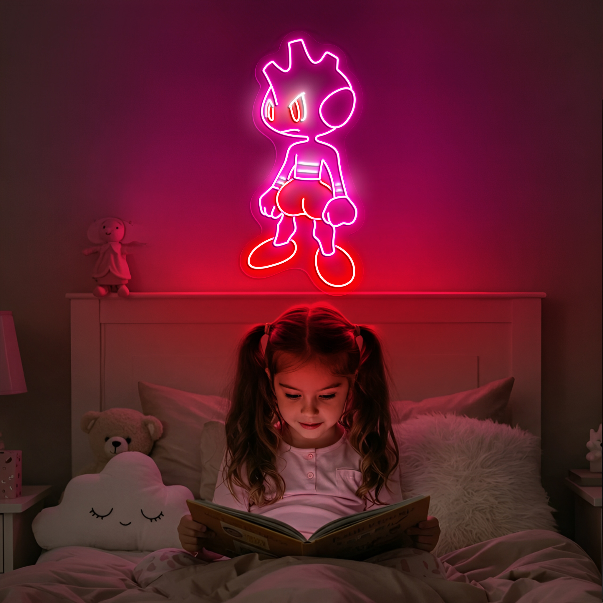 Pokemon Tyrogue Neon Sign