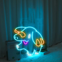 Pokemon Phanpy Neon Signs