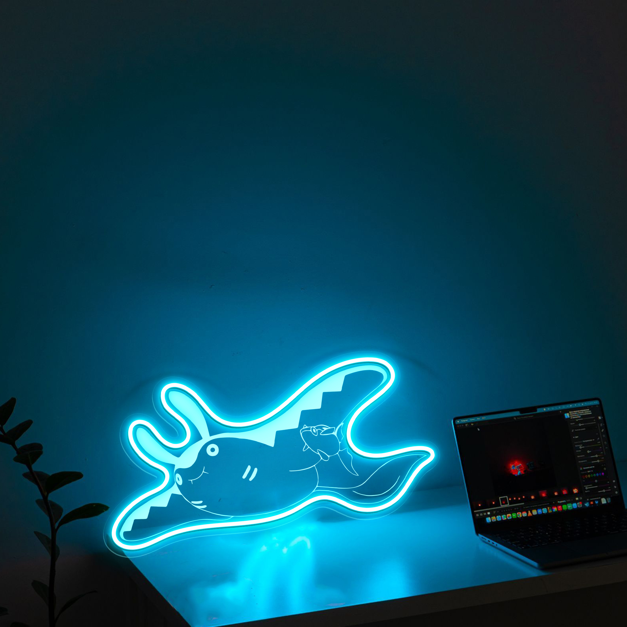 Mantine Pokemon Laser Sign