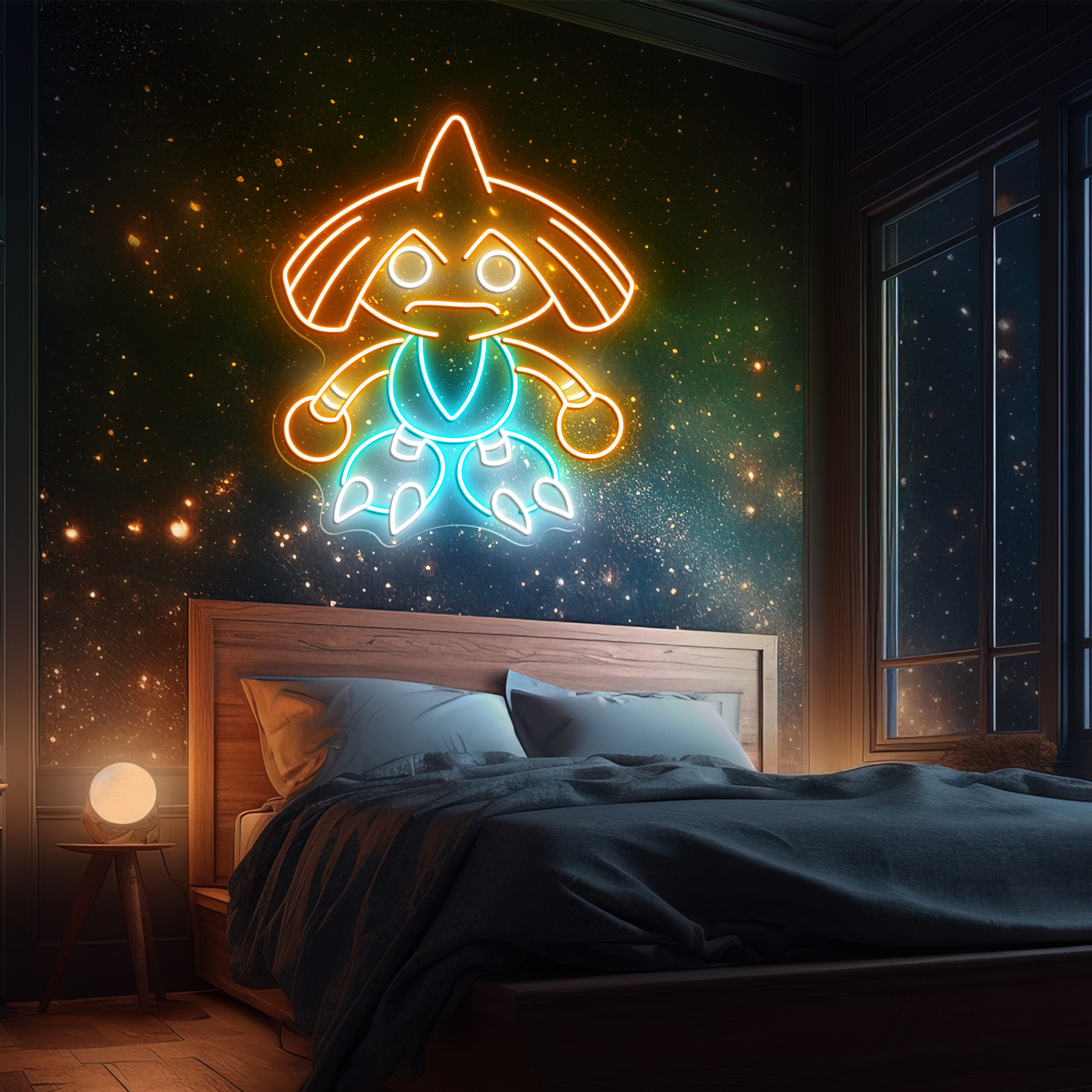 Pokemon Hitmontop Neon Sign