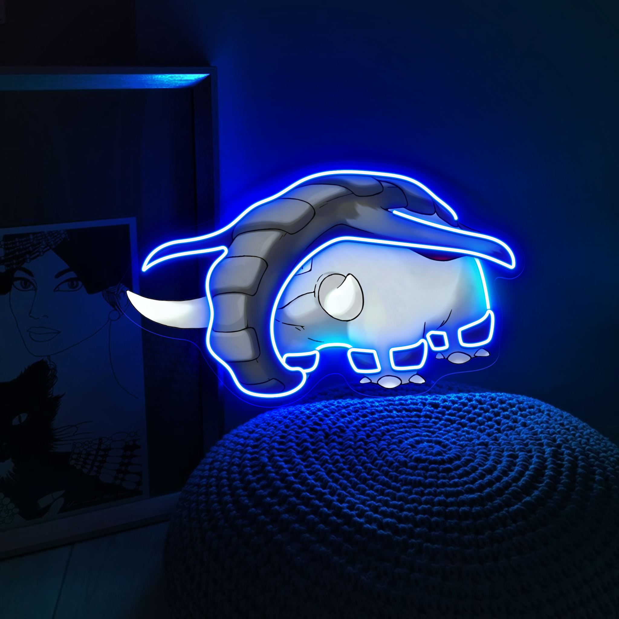 Donphan Pokemon UV Sign